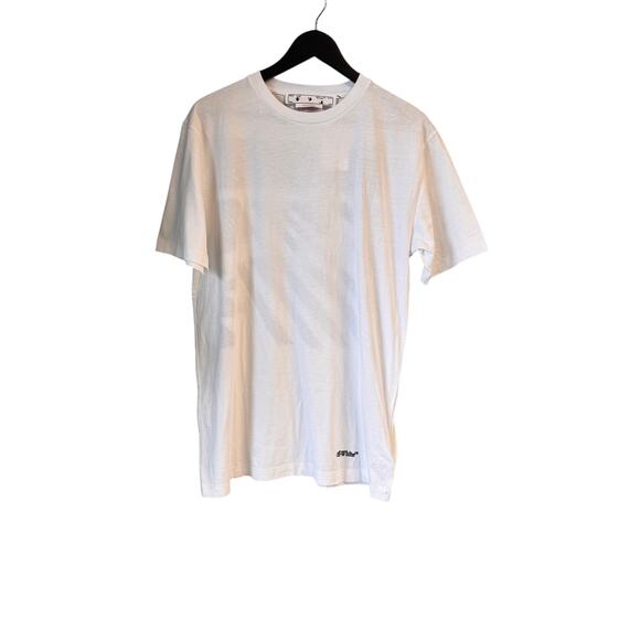 Off-White Scribble Tee Shirt Embroidered NWT Authentic Size Large $780 Retail - Picture 1 of 7